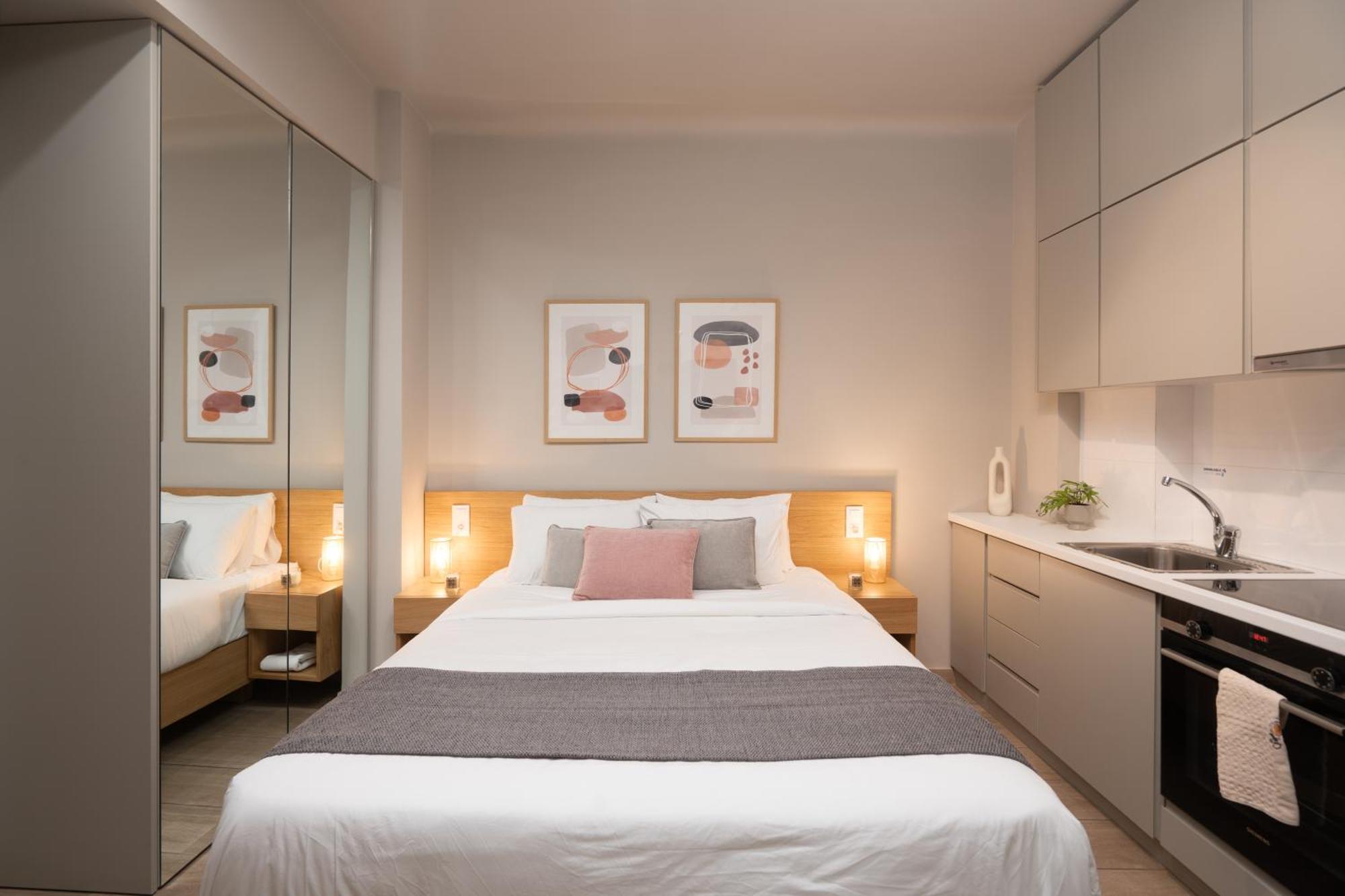 My Greek Vacations City Apartments Athene Kamer foto